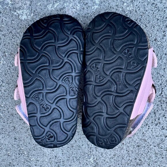 BIRKENSTOCK Pink Milano Sandals Girls US 4 EU 22 Baby Girl Toddler Shoes - Picture 10 of 11
